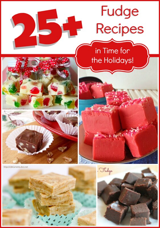 25+ fudge recipes – in time for the holidays!