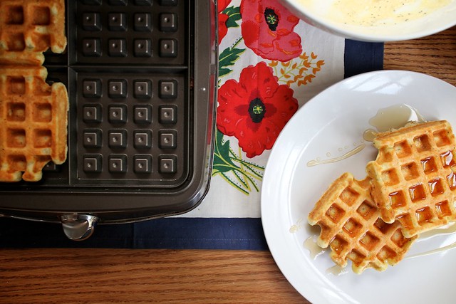 Overnight Belgian-Style Yeast Waffles - Tutti Dolci Baking Recipes