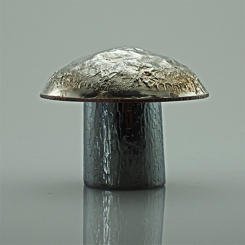 Mushroom Box - Sterling Silver and Copper