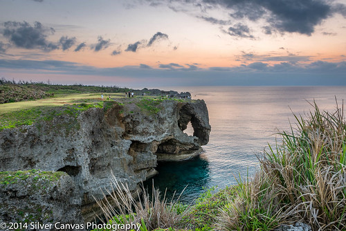 sunset cliff japan cape okinawa overlook 2014 manza manzamo eastchinasea