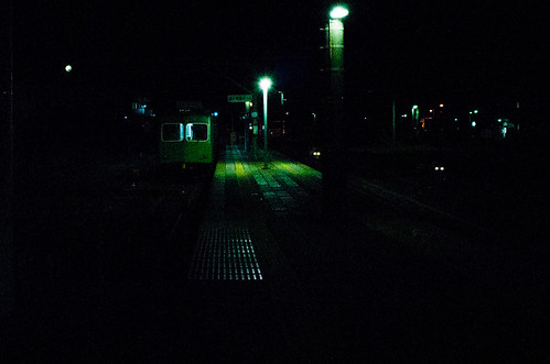 railroad station japan night train railway gr nightview 夜景 ricoh 駅 千葉 鉄道 ローカル線 localline 銚子電鉄