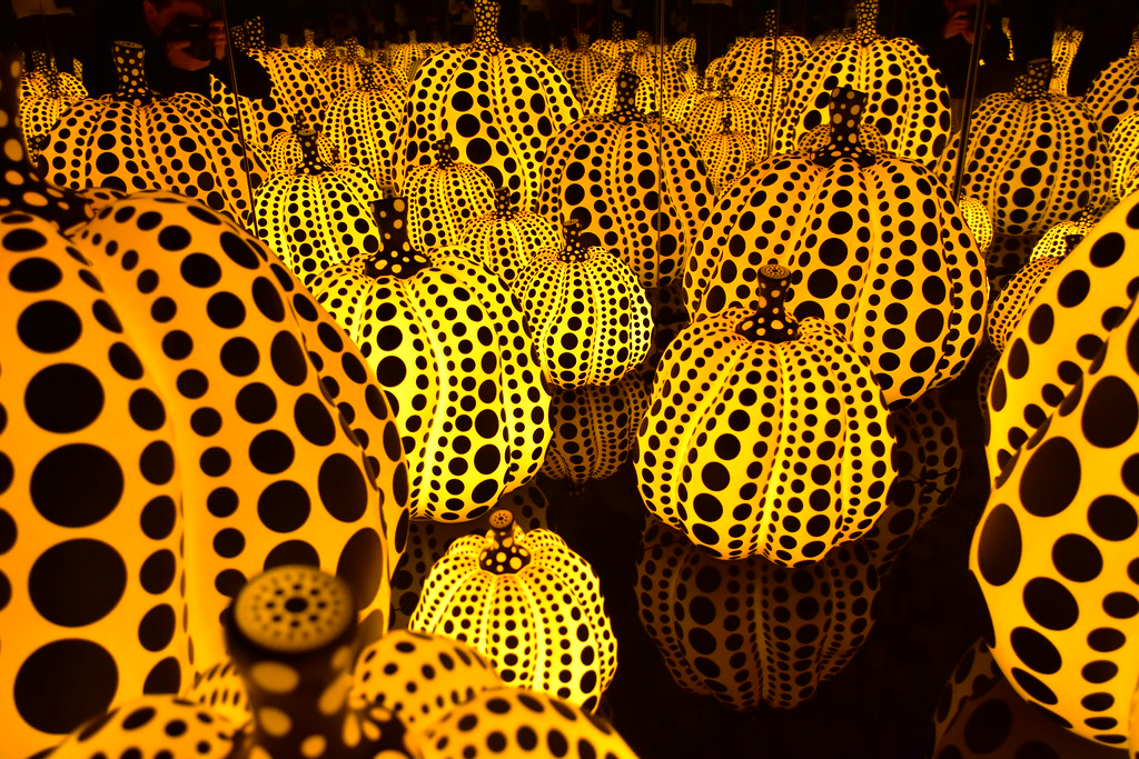 Infinity Mirrored Room - All the Eternal Love I Have for the Pumpkins by Yayoi Kusama 2
