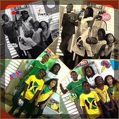 Grade 6A #LibertyAcademy #JamaicaDay crazy kids ✅#instacollage
