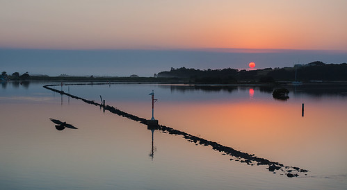 reflection sunrise dawn narooma