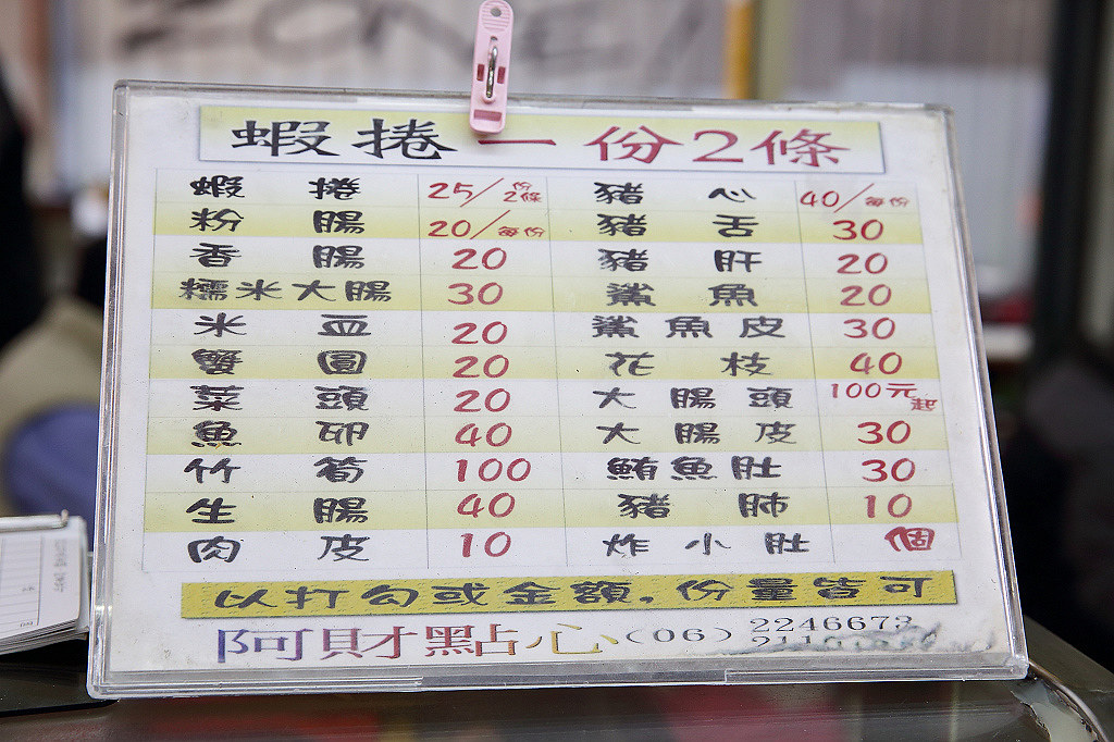 20140120台南-阿財香腸熟肉 (4)