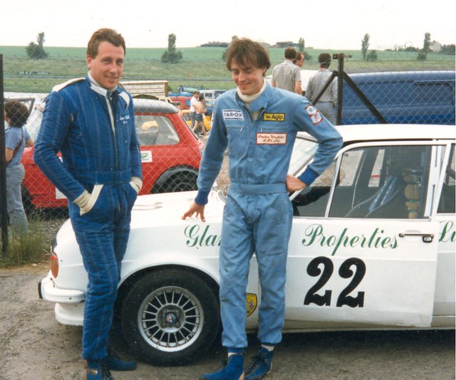 Roger Veall (left) and Steve Winchester (the first to race a 4 door Sud) were leading lights in the early days of Class A which eventually became Class F.