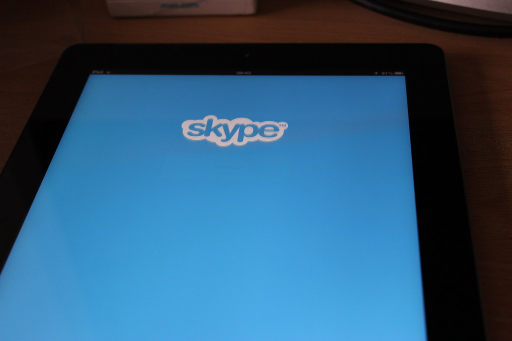 Skype on an iPad