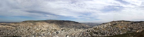 panorama palestine nablus panoramic naplouse gerzim