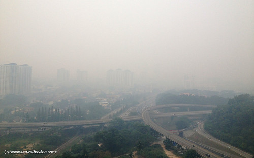Kuala Lumpur city with hazy weather