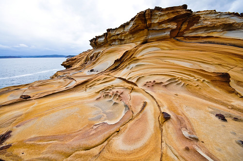 Sandstone Formations, Rock Platforms, Bullimah Beach, Bouddi National Park, Australia