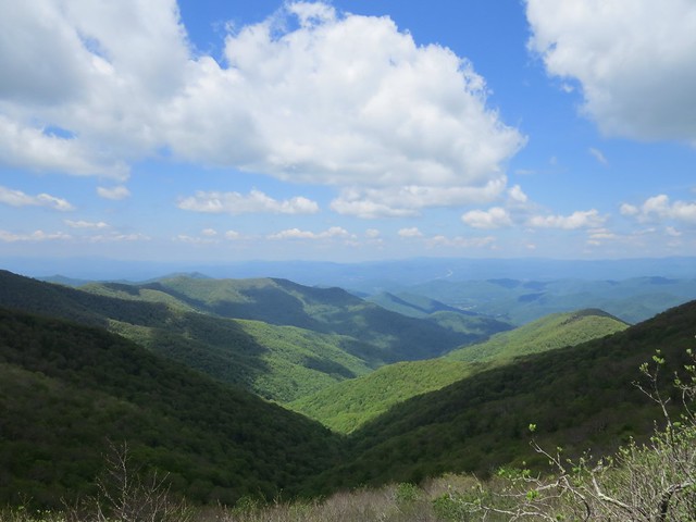 Blue Ridge Parkway by Craggy Gardens in Buncombe County, IL