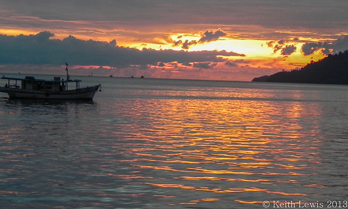 sunset malaysia borneo kotakinabalu sabah southchinasea