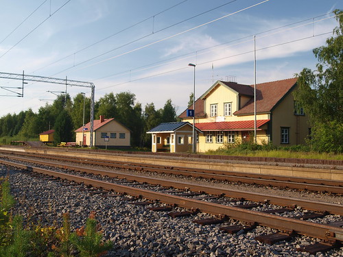 station olympus railwaystation järnvägen rautatieasema e420 utajärvi utajarvi