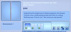Quasar Illuminated Column by Van Allen Decor