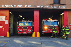FDNY Engine 219 & Tower Ladder 105