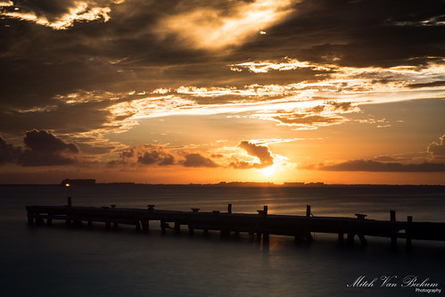 ocean sunset sun landscape mexico dock carribean cancun islamujeres carribeansea canon5dmkiii