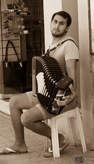 The accordion man