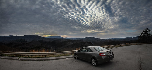 panorama car landscape showcase