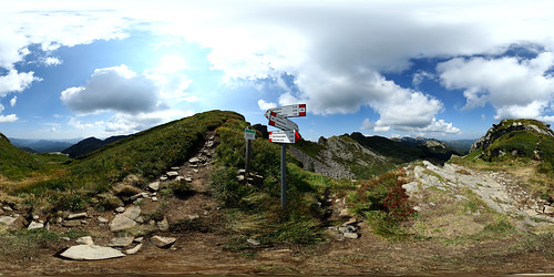 panorama sign hiking pano watershed cai montagna 360x180 appennino segnali hugin equirectangular parconazionale appennines escursione crinale 360cities equirettangolare