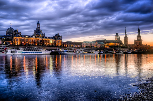 city sunset sky reflection water horizontal skyline architecture river germany evening dresden elba europa europe tramonto cityscape waterfront sundown cathedral ships fiume saxony palace sachsen baroque riverbank steamer navi hdr highdynamicrange elbe barocco germania dresda elaborazioni orizzontale sassonia flickrsfinestimages1 flickrsfinestimages2 viaggiosettembre2013