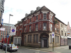 Essex Street / Bristol Street - boarded up former bank (?)