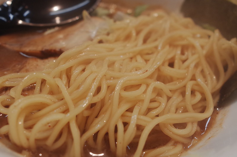 池袋西口GAGANA RAMENラーメンの細麺ストレート