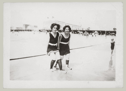 Two girls on the beach
