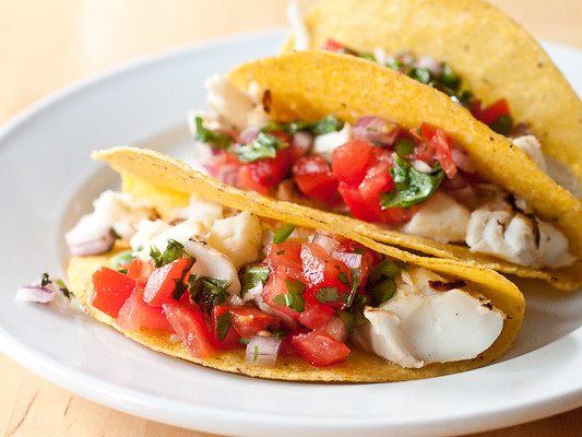 Grilled Margarita Fish Tacos