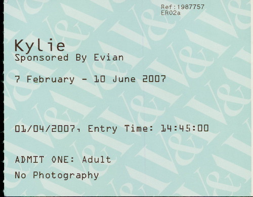 Kylie, V&A 31 March 2007