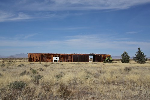 arizona railroadcar roadsideruin cochisecounty sunizona highway181