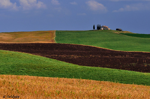 italy color colour landscape italia colore tuscany toscana terra valdorcia paesaggio campi solitudine italiacontadina