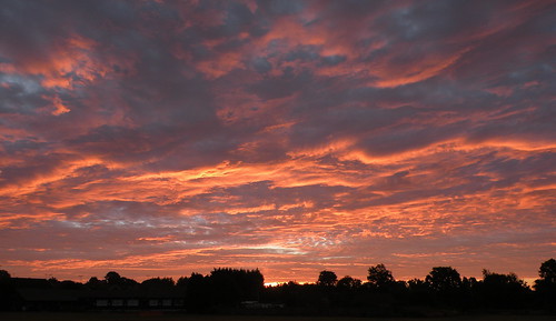 nature clouds sunrise gold hampshire aldershot