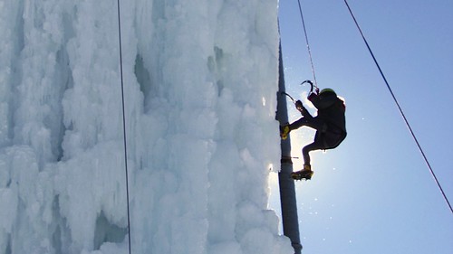 winter ice silhouette climb iowa silo climbing siloiceclimbing