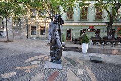 Hans Christian Andersen statue on Hviezdoslavovo Square