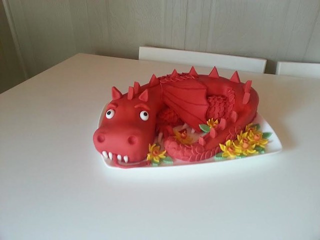 Welsh Dragon Cake by Michelle Jones