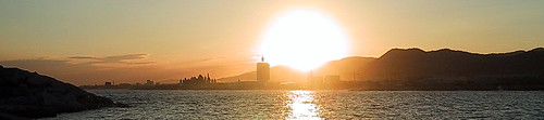 sunset sol port sunrise panoramic panoramicas mataró panoràmica frontmarítim panoràmiques