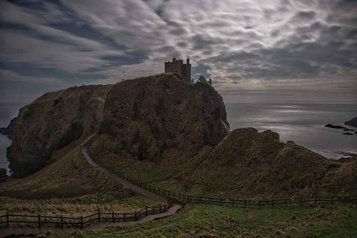 dunnattor dunnattorcastle castle scotland night