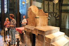 Throne of Charlemagne in Aachen Cathedral