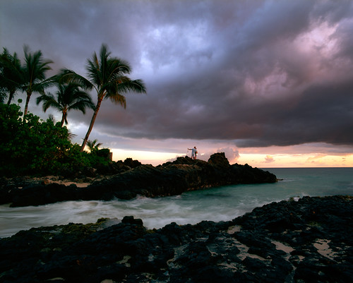 sunset film beach analog landscape hawaii coast maui tropical selfie pentax6x7 notanendangeredanimal wildselfie