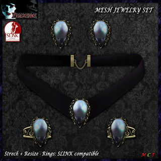 [NEW RELEASE ON SALE!] *P* Iadara MESH Gold Jewelry Set ~Blue Pearl~