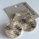 Two for one switcheroo hammered earrings