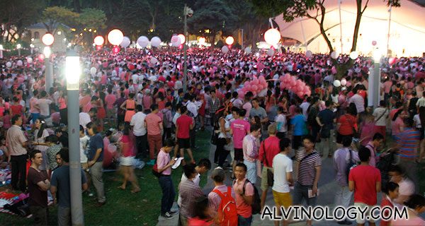 Last picture of the crowd before I left Hong Lim Park at around 7pm
