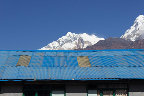 blue nepal camp sky mountains trek base annapurna himalayas 2012 ghorepani westernregion ghodepani