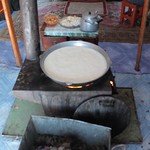 Traditional stove setup