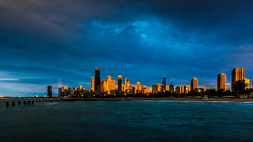 light sunset sky chicago clouds illinois photowalk chicagoloop lincolnpark 2013