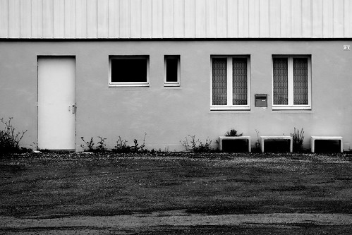 door windows bw white 3 black france wall yard three matha