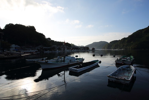 morning japan landscape harbor countryside marine 日本 fishingboat japon mie kuki 漁港 漁船 三重県 尾鷲 九鬼漁港