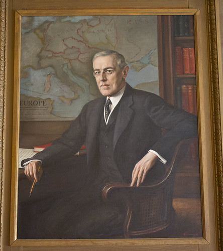 portrait of Woodrow Wilson - study - Woodrow Wilson House - Washington DC - 2013-09-15