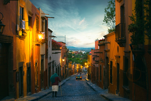 colors sunrise mexico downtown colonial amanecer sanmigueldeallende guanajuato