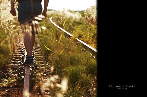 life sunset summer tramonto estate rail rails conceptual viaggio vita binari binario concetto project52 progetto52